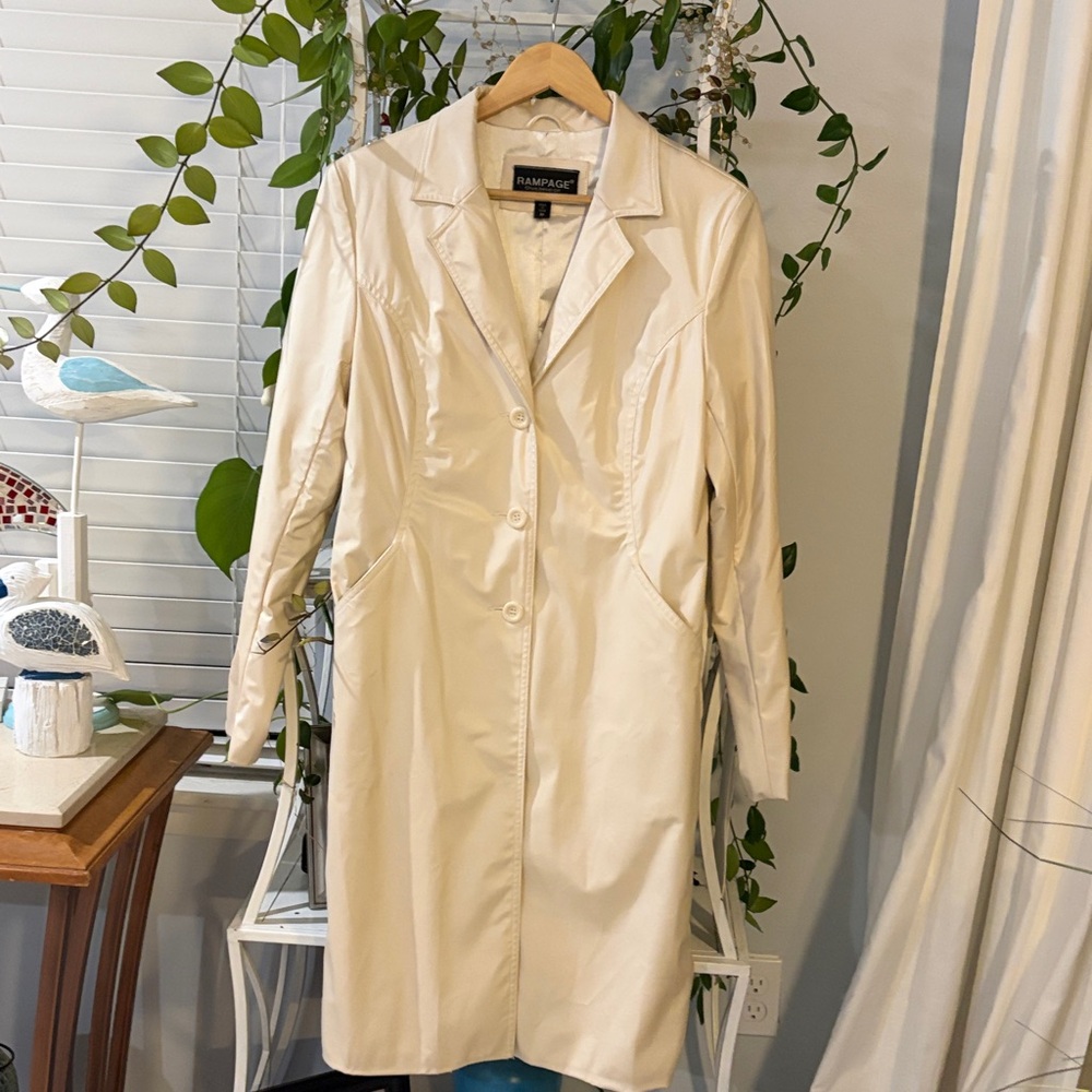 Rampage Cream Trench Coat